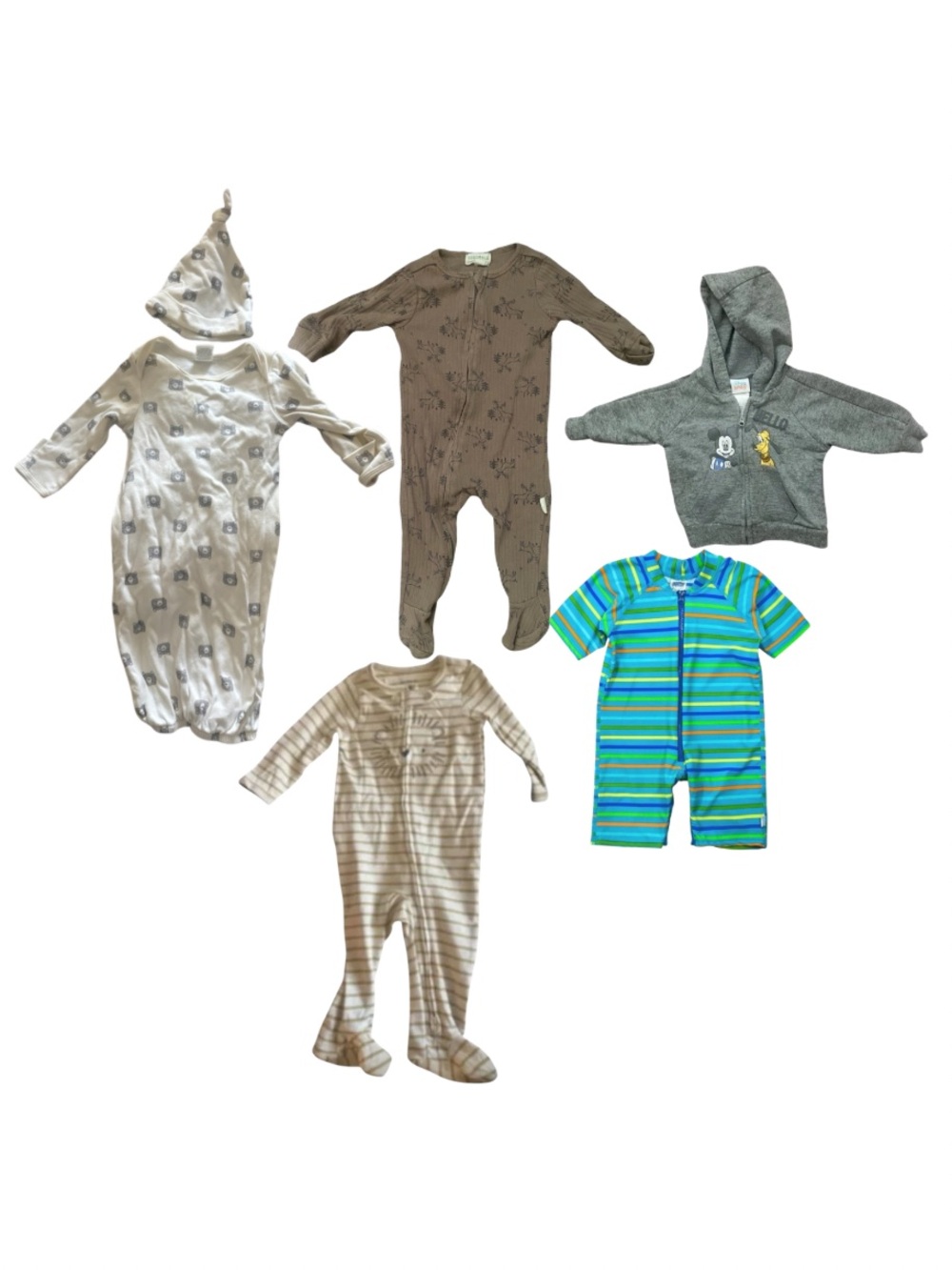 5 piece baby boy bundle 6m